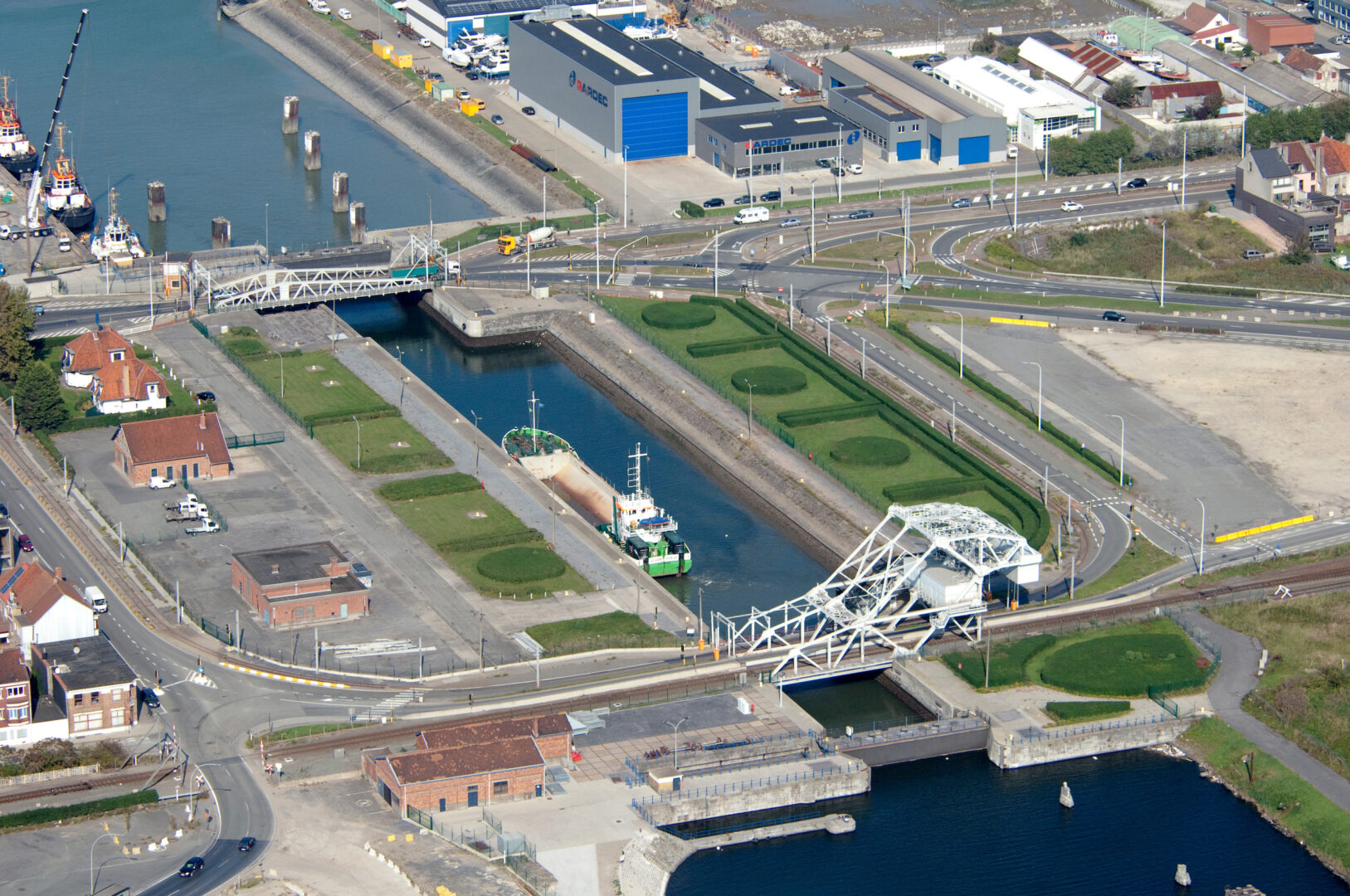 Zeebrugge - Visart sluis